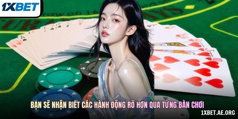Bạn sẽ nhận biết các hành động rõ hơn qua từng bàn chơi